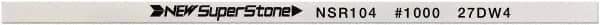 Value Collection - Flat Ceramic Finishing Stick - 100mm Long x 1.5mm Wide x 10mm Thick, 1,000 Grit - Exact Tool & Supply