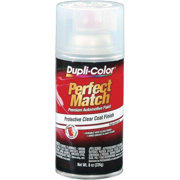 Dupli-Color - Clear Automotive Topcoat - 8 oz Aerosol Can - Exact Tool & Supply