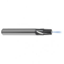 1/4-18 4FL Carbide Thread Mill NPT Tap-Coolant Thru-TiCN - Exact Tool & Supply