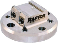 Raptor Workholding - 1-1/2" Jaw Width, 2" High Dovetail Vise - For Use with 4 & 5 Axis Workholding Systems - Exact Tool & Supply