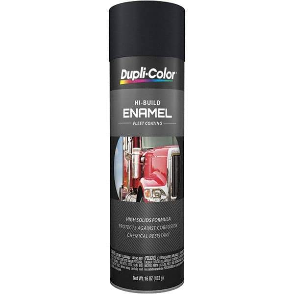 Dupli-Color - 16 oz Semi-Gloss Black Automotive Rust Preventative Paint - Comes in Aerosol Can - Exact Tool & Supply