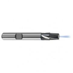 1-11-1/2 5FL Carbide Thread Mill NPT Tap-Coolant Thru-TiCN - Exact Tool & Supply