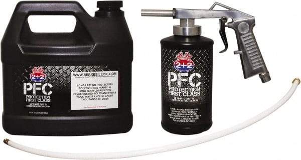 Berkebile - 1/2" Inlet, 60 to 110 psi, Pistol Grip Syphon Gun - Female Inlet - Exact Tool & Supply