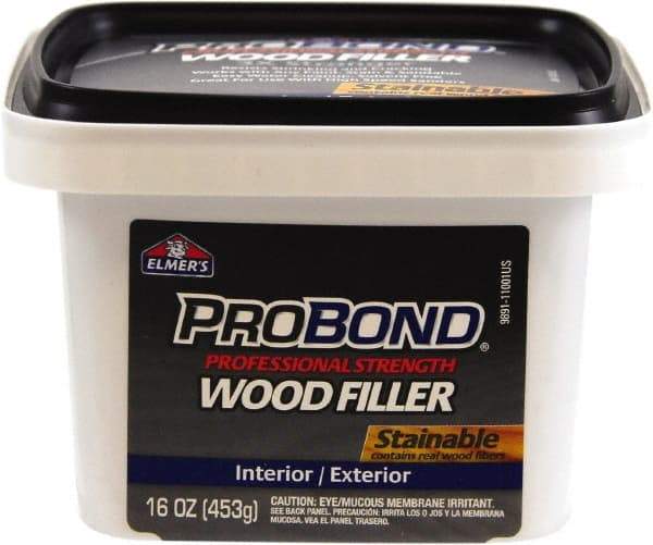 Elmer's - 1 Pt Jar Wood Filler - Exact Tool & Supply