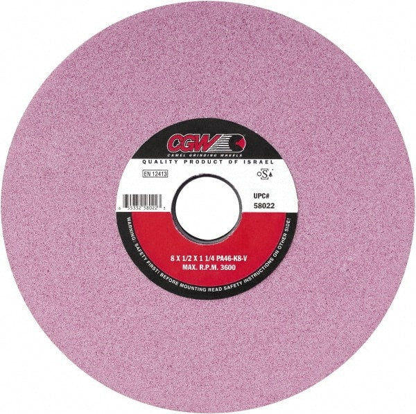 Camel Grinding Wheels - 12" Diam x 5" Hole x 1-1/2" Thick, J Hardness, 46 Grit Surface Grinding Wheel - Exact Tool & Supply