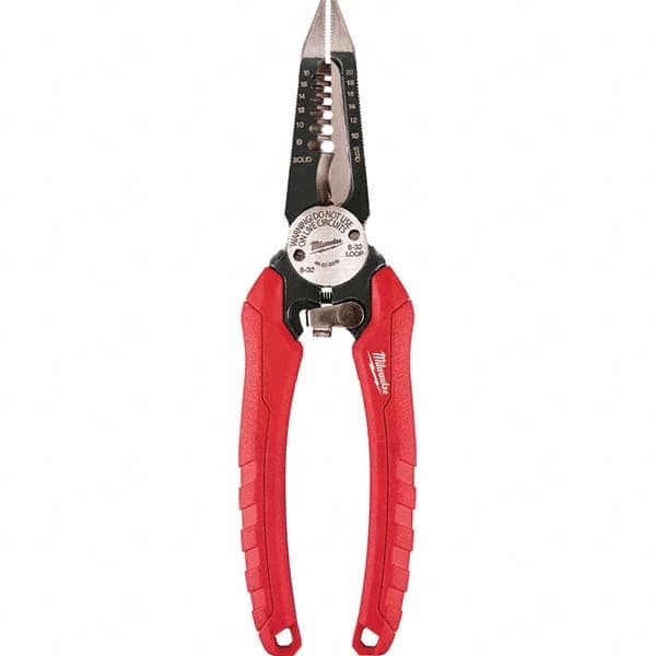 Milwaukee Tool - Wire & Cable Strippers Type: Wire Stripper/Cutter/Crimper Maximum Capacity: 18 AWG Solid, 20 AWG Stranded - Exact Tool & Supply