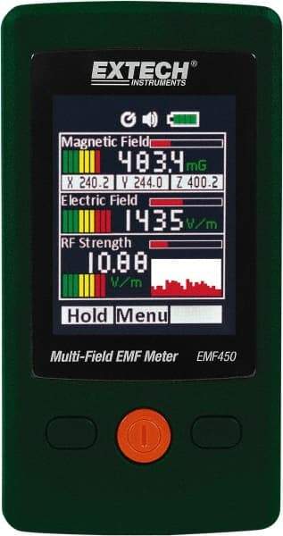 Extech - EMF Meters Meter Type: EMF/ELF Display Type: LCD - Exact Tool & Supply