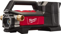 Milwaukee Tool - 1/4 hp, 18 Amp Rating, 18 Volts, Full-On Operation, Nonsubmersible Pump - Plastic Housing - Exact Tool & Supply