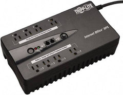 Tripp-Lite - 15 Amp, 550 VA, Flat Pack Mount Standby Backup Uninterruptible Power Supply - Backup 3-1/2 min with Full Load & 12 min with Half Load, 120 VAC Input & Output, 300 Watt Output, 1 Phases, 6 Outlets - Exact Tool & Supply