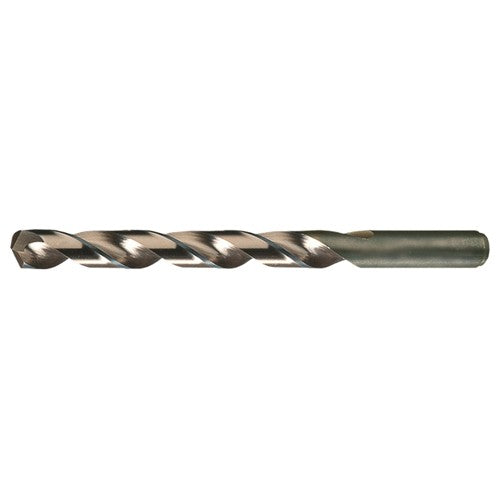 #1 RHS / RHC HSS-CO 8% (M42) 135 Degree Split Point Heavy Duty Cobalt Drill - Straw / Gold Oxide - Exact Tool & Supply