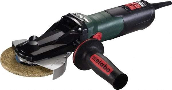 Metabo - 5" Wheel Diam, 2,000 to 7,600 RPM, Corded Angle & Disc Grinder - 5/8-11 Spindle, 9.5 Amps - Exact Tool & Supply
