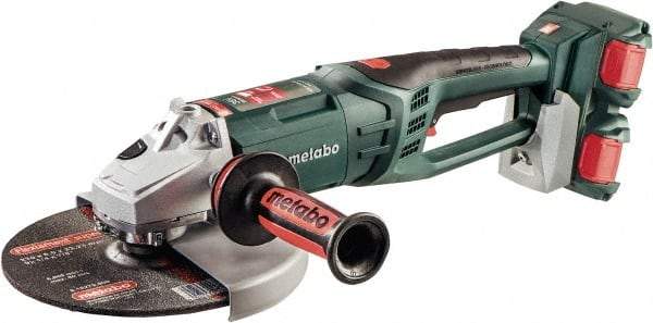 Metabo - 9" Wheel Diam, 6,600 RPM, Cordless Angle & Disc Grinder - 5/8-11 Spindle - Exact Tool & Supply