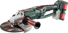 Metabo - 9" Wheel Diam, 6,600 RPM, Cordless Angle & Disc Grinder - 5/8-11 Spindle - Exact Tool & Supply