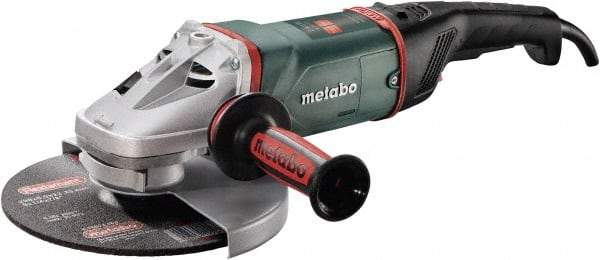 Metabo - 9" Wheel Diam, 6,600 RPM, Corded Angle & Disc Grinder - 5/8-11 Spindle, 15 Amps - Exact Tool & Supply