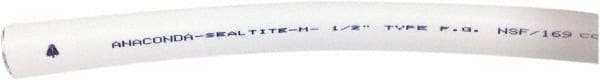 Anaconda Sealtite - 1-1/2" Trade Size, 50' Long, Flexible Liquidtight Conduit - Food Grade PVC & Galvanized Steel, 38.1mm ID - Exact Tool & Supply