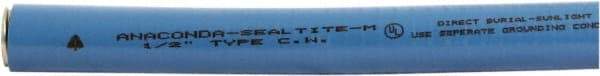 Anaconda Sealtite - 1" Trade Size, 100' Long, Flexible Liquidtight Conduit - Galvanized Steel & PVC, 25.4mm ID - Exact Tool & Supply