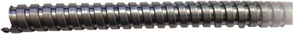 Anaconda Sealtite - 1/2" Trade Size, 200' Long, Flexible Metallic Conduit - Galvanized Steel, 12.7mm ID, Gray - Exact Tool & Supply