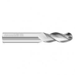 7mm x 15mm x 64mm 3 Flute Ball Nose AlumaMill G3 End Mill- Series 3833SD - Exact Tool & Supply