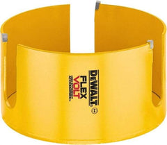 DeWALT - 4-5/8" Diam, 2" Cutting Depth, Hole Saw - Carbide-Tipped Saw, Toothed Edge - Exact Tool & Supply