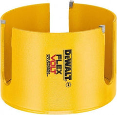 DeWALT - 3-5/8" Diam, 2" Cutting Depth, Hole Saw - Carbide-Tipped Saw, Toothed Edge - Exact Tool & Supply