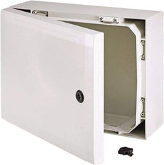 Fibox - Polycarbonate Standard Enclosure Hinge Cover - NEMA 4, 4X, 5.91" Wide x 11.81" High x 7.87" Deep, Impact Resistant - Exact Tool & Supply