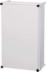 Fibox - Polycarbonate Standard Enclosure Screw Cover - NEMA 1, 3, 3S, 4, 4X, 6, 6P, 12, 7.09" Wide x 11.02" High x 14.96" Deep, Impact Resistant - Exact Tool & Supply