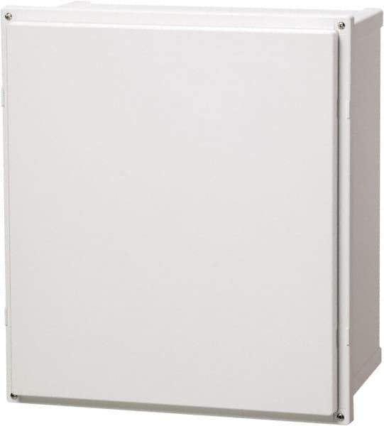 Fibox - Polycarbonate Standard Enclosure Screw Cover - NEMA 4, 4X, 6, 6P, 12, 13, 12" Wide x 14" High x 7" Deep, Impact, Moisture & Corrosion Resistant, Dirt-tight & Dust-tight - Exact Tool & Supply