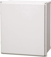 Fibox - Polycarbonate Standard Enclosure Screw Cover - NEMA 4, 4X, 6, 6P, 12, 13, 12" Wide x 14" High x 7" Deep, Impact, Moisture & Corrosion Resistant, Dirt-tight & Dust-tight - Exact Tool & Supply