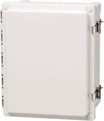 Fibox - Polycarbonate Standard Enclosure Hinge Cover - NEMA 4, 4X, 6, 6P, 12, 13, 10" Wide x 10" High x 6" Deep, Impact, Moisture & Corrosion Resistant, Dirt-tight & Dust-tight - Exact Tool & Supply