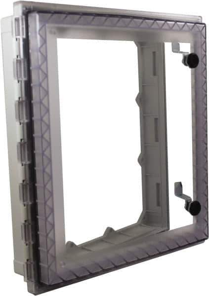 Fibox - 4X NEMA Rated, Electrical Enclosure Polycarbonate HMI Cover - For Use with ARCA IPW - Exact Tool & Supply