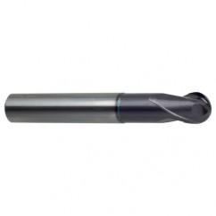 10mm Dia. - 72mm OAL 2 FL 30 Helix Firex Carbide Ball Nose End Mill - Exact Tool & Supply