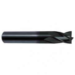 1 Dia. x 4 Overall Length 6-Flute Square End Solid Carbide SE End Mill-Round Shank-Center Cut-Super-A - Exact Tool & Supply