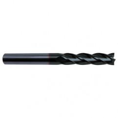 1 Dia. x 6 Overall Length 6-Flute Square End Solid Carbide SE End Mill-Round Shank-Center Cut-Super-A - Exact Tool & Supply