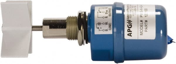 Value Collection - Solid Level Measuring Instruments; Type: Level Sensor ; Mount Type: Screw-in ; Paddle Material: Polycarbonate ; Paddle Type: 4 Vane ; Voltage: 110 VAC ; For Use With: Indoor Use - Exact Tool & Supply