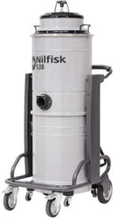 Nilfisk - 13 Gal Steel Tank, Electric Powered Wet/Dry Vacuum - 3.21 Peak hp, 100/120 Volt, 15.8 Amps, 20' Hose Fitting, Main Filter, Accessories Included - Exact Tool & Supply