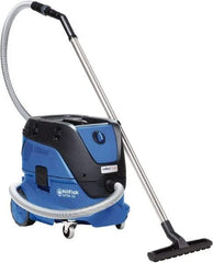 Nilfisk - 8 Gal Plastic Tank, Electric Powered Wet/Dry Vacuum - 1.34 Peak hp, 100/120 Volt, 8.3 Amps, 11' Hose Fitting, Main Filter, Accessories Included - Exact Tool & Supply