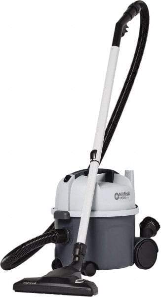 Nilfisk - 2.1 Gal, Plastic Tank, Dry, Industrial Vacuum - 1.2 hp, 7.5 Amps - Exact Tool & Supply