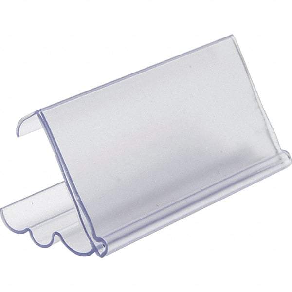 Aigner Index - Label Holders Backing: Snap-On Width (Inch): 1-1/4 - Exact Tool & Supply