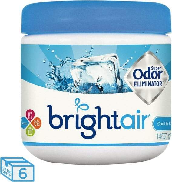 BRIGHT Air - 14 oz Tub Odor Neutralizer - Gel, Cool & Clean Scent - Exact Tool & Supply