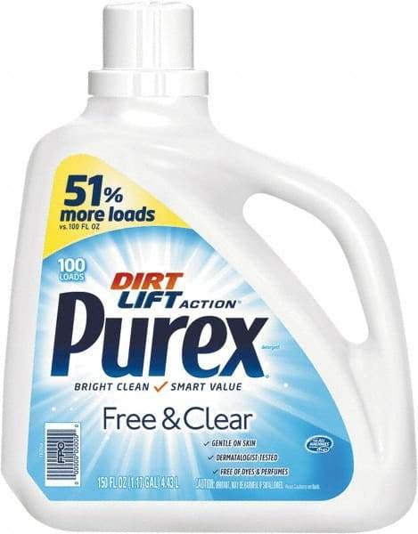 Purex - 150 oz Liquid Laundry Detergent - Unscented - Exact Tool & Supply