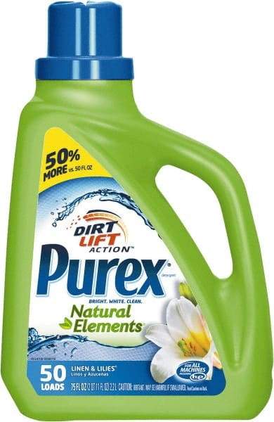 Purex - 75 oz Liquid Laundry Detergent - Linen & Lilies Scent - Exact Tool & Supply