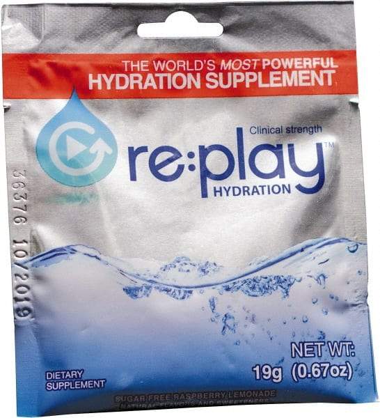 Hydration Health - 0.67 oz Packet Sugar Free Raspberry Lemonade Activity Drink - Powdered, Yields 18.67 oz - Exact Tool & Supply
