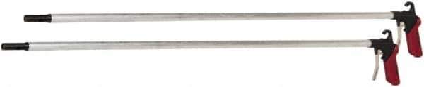 PRO-SOURCE - 120 Max psi High Power Venturi Nozzle Heavy Duty High Force Blow Gun - 1/4 NPT Inlet, 36" Tube Length, Aluminum - Exact Tool & Supply