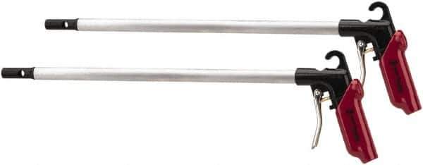 PRO-SOURCE - 120 Max psi High Power Venturi Nozzle Heavy Duty High Force Blow Gun - 1/4 NPT Inlet, 48" Tube Length, Aluminum - Exact Tool & Supply