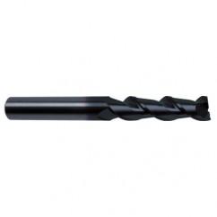 1/4" Dia. - 3" OAL - 45° Helix Super-A Carbide End Mill - 2 FL - Exact Tool & Supply
