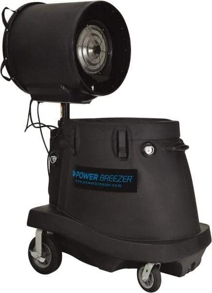 BREEZER Mobile Cooling - Misting Coolers Type: Oscillating Fan Size: 23 (Inch) - Exact Tool & Supply