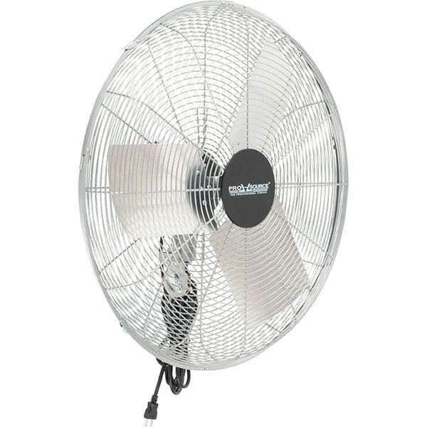 PRO-SOURCE - 30" Blade, 1/4 hp, 6,000 & 7,900 CFM, Oscillating Industrial Circulation Fan - Fan Head Only, 115 Volts, 2 Speed - Exact Tool & Supply