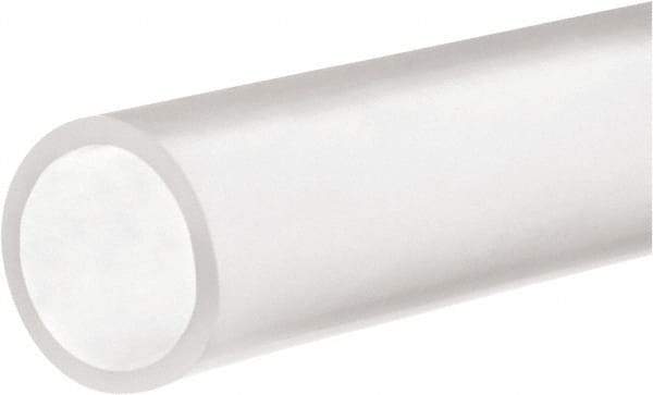 Value Collection - 5/8" ID x 3/4" OD, 1/16" Wall Thickness, 50' Long, Silicone Tube - Clear, 40 Max psi, 70A Hardness, -120 to 480°F - Exact Tool & Supply