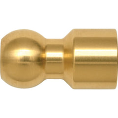 Loc-Line - Coolant Hose Adapters, Connectors & Sockets; Type: Adapter ; Hose Inside Diameter (Inch): 1/4 ; Thread Type: NonThreaded ; Connection Type: 1/8 NPT ; Body Material: Brass ; Maximum Flow Rate (GPM): 4.17 - Exact Tool & Supply