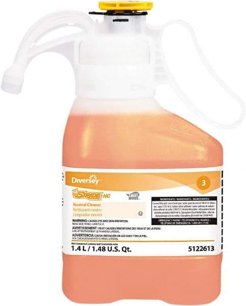 Diversey - 1.4 L Bottle Cleaner/Degreaser - Liquid, Disinfectant, Citrus - Exact Tool & Supply